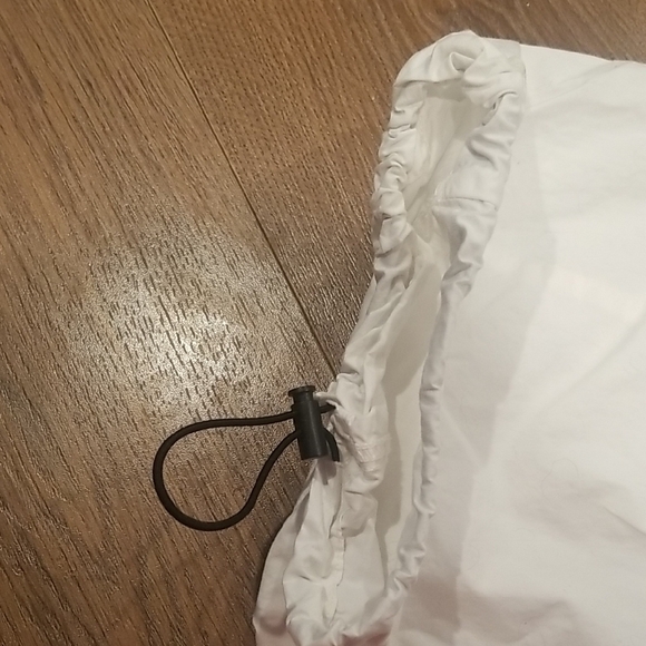 White Drawstring Pants - Picture 4 of 5